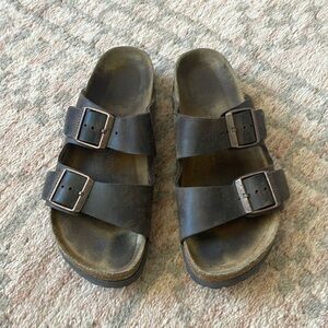 Birkenstock sandal size 38 brown